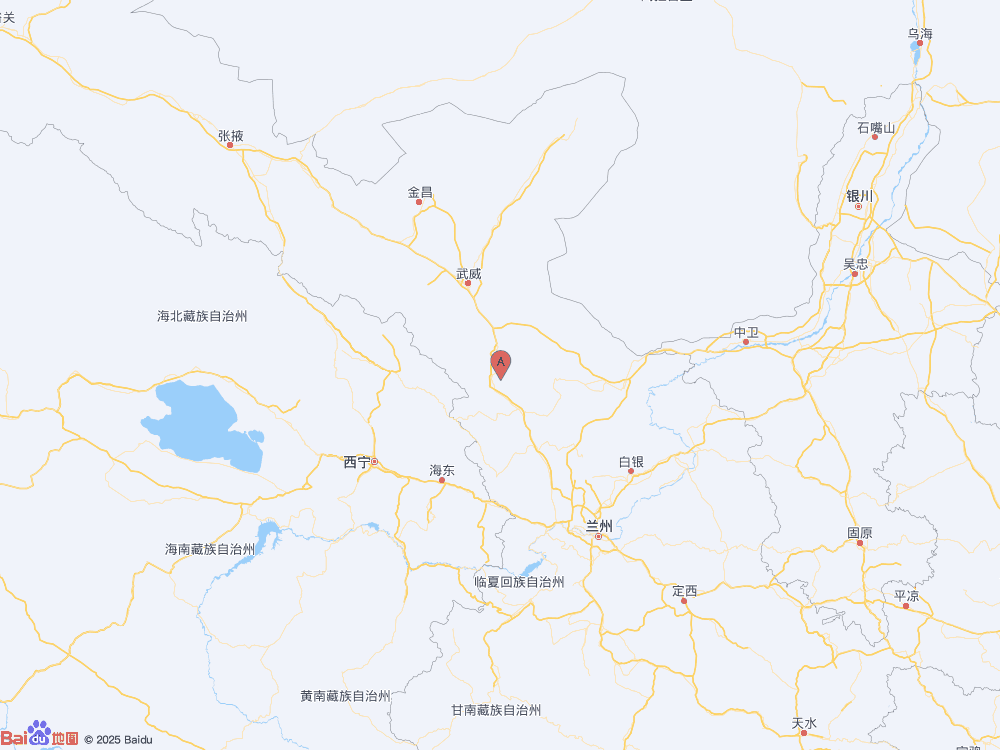甘肃武威市古浪县发生3.0级地震