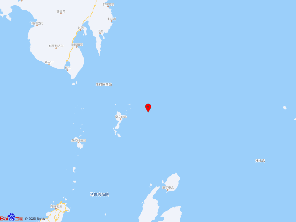 印尼塔劳群岛发生6.2级地震