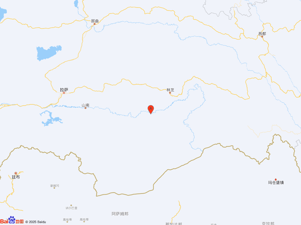 西藏林芝市米林市发生3.3级地震