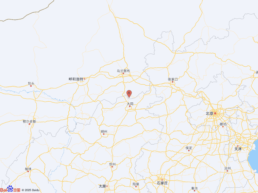 内蒙古乌兰察布市丰镇市（北纬40.38度，东经113.34度）发生3.4级地震